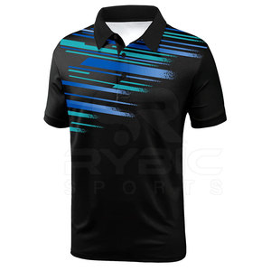 Chemises polo pour hommes, entièrement imprimées, de haute qualité, durables, cousues, fabriquées au Pakistan, best-sellers. - Product Image 3