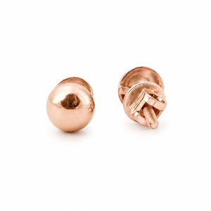 Boucles d'oreilles pendantes en or rose 18 carats Namivaa, finition polie, style minimaliste, pour usage quotidien, cadeau de fête, bijoux raffinés pour femmes et jeunes filles - Product Image 3