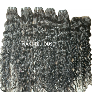 Extensions de cheveux humains vierges Remy bruts HD Lace Bulk Vague de cheveux brésiliens Tressage Échantillon gratuit Paquet de cheveux Exportation directe de l'Inde - Product Image 1