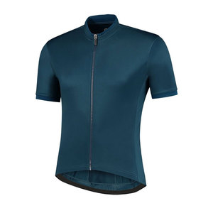Maillot de sport respirant en polyester 100 % premium avec fermeture éclair, écologique, pour le cyclisme en extérieur, tissu ACTIVE STRETCH 220g - Product Image 1