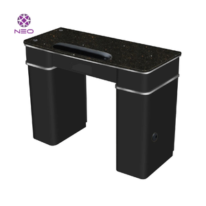Table à ongles NEO avec plateau en marbre, MDF, mobilier de salon contemporain, facile à nettoyer, usage commercial - Product Image 3