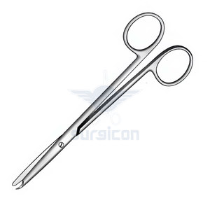 Ciseaux à points Littauer 14 cm / 5-1/2 pouces, ciseaux chirurgicaux droits pour sutures, instrument médical de précision en acier inoxydable - Product Image 6