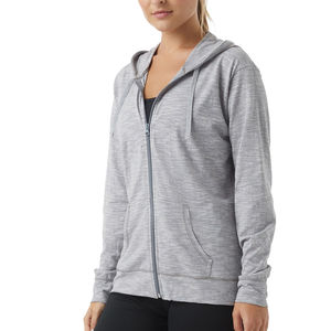 <b>Women</b> Casual Full Zip Soft Fleece Long Sleeve <b>Hoodie</b> with Side Pockets Autumn and Winter Outdoor Wear <b>Women</b> Zipper Hoodies - Product Image 6