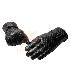 Gants d'hiver unisexes en cuir écologiques 2026, décontractés et tendance, fabriqués professionnellement, coupe-vent, respirants, compatibles écran tactile - Product Image 4