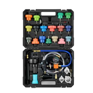 Kit Tester Pressione Liquido Refrigerante 47 Pezzi, Kit Riempimento Radiatore Sottovuoto con 3 Adattatori Metallici Universali per Strumenti di Ispezione Auto - Product Image 3