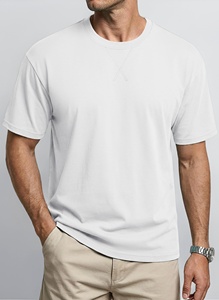 เสื้อยืดคอกลมสำหรับออกกำลังกายผ้าฝ้ายเนื้อนุ่มสำหรับใส่ทุกวัน - Product Image 4