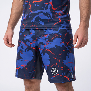 Nuevo Conjunto de Lucha Libre Personalizado para Hombre, Camisetas Tejidas + Pantalones Cortos Tejidos con Estampado Digital, Conjunto de 2 Piezas, 100% Poliéster, Secado Rápido, Corte Holgado - Product Image 6