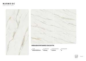 Carreaux de porcelaine brillants élégants pour l'exportation, taille 600x1200, grands carreaux pour les intérieurs de maisons et de bureaux - Product Image 3