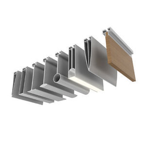 โปรไฟล์อะลูมิเนียมซีเอ็นดับเบิลยู ซีรีส์ 6000 รูปตัวที  แบบ T3-T8 สำหรับงานตกแต่ง - Product Image 3