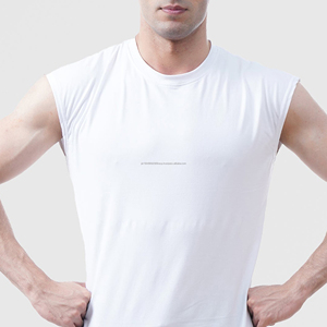 Débardeur d'été pour homme de haute qualité, vente en gros, coton léger, sport, sans manches, bouton 3D, respirant, séchage rapide, vente chaude - Product Image 2