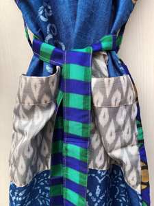 ชุดกิโมโนผ้าไหมส่าหรีอินเดียแบบวินเทจ รีไซเคิล สำหรับผู้หญิง ใช้คลุมชุดบิกินี่สำหรับงานปาร์ตี้ริมชายหาด ชุดคลุมเจ้าสาว สำหรับฤดูร้อน ขายส่ง - Product Image 5