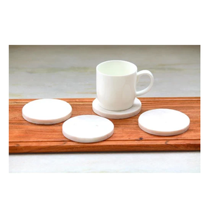 Hexagon Stone <b>Coaster</b> <b>Drink</b> Cover Stone Marble <b>Coaster</b> 10 Mm Thickness 300 Mm Diameter Mats Pads <b>Coaster</b> - Product Image 1