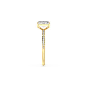 Bague REYES en or massif 14 carats avec diamant de laboratoire HPHT CVD, clarté VVS, certification IGI, bijoux élégants de créateur - Product Image 4