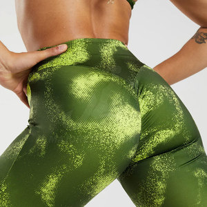 Leggings sans couture pour femmes, coupe ajustée, pour le remodelage du corps, entraînement, texture côtelée, vêtements de sport - Product Image 4