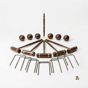 Équipement de sport pour pelouse de jardin, jeu familial professionnel, construction en bois dur de qualité supérieure, conception durable et performante - Product Image 2