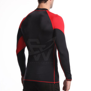 T-shirt de protection anti-UV premium pour hommes avec tissu extensible, idéal pour l'entraînement en salle de sport et les séances d'activités physiques. - Product Image 2