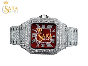 Relojes de Diamantes Baguette y Redondos con Incrustaciones de Oro, Movimiento Automático ETA, al Mejor Precio, Disponibles para la Venta - Product Image 2