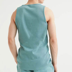 Solid Trader Deluxe Soft Cotton Stylish <b>Layering</b> Piece Summer Beach Wear Vibrant Colors High Density Stitching Mens Tank <b>Top</b> - Product Image 2