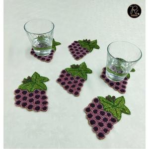 Top Seed Beads <b>Coaster</b> Set Pure Handmade <b>Beaded</b> Mat Unique Designs Buy Direct From Supplier At Bulk Price - Product Image 1