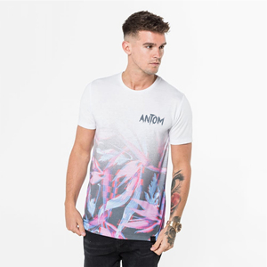 T-shirts décontractés en coton imprimé pour hommes, t-shirts à col rond pour hommes, t-shirts à manches courtes pour hommes - Product Image 2