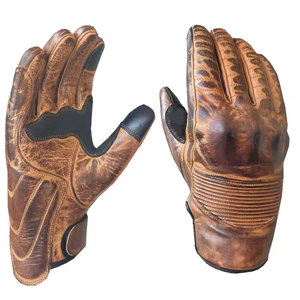 Guantes de Motocicleta de Cuero Clásico Auténtico, Precio de Fábrica al Por Mayor, del Mejor Fabricante, Alta Calidad - Product Image 6