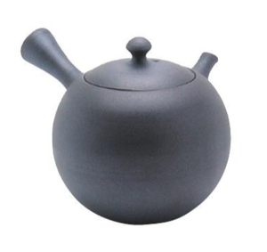 Yamaki Ikai Traditional Japanese Artisan Ceramic Tokoname <b>Teapot</b> Stainless Steel Strainer Modern Design Black White Collection - Product Image 1