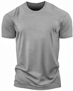 T-shirt personnalisé pour homme en molleton de coton épais, coupe classique, couleur unie, imprimé, séchage rapide, écologique et respirant - Product Image 6