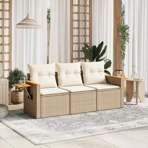 Set Divano da Giardino Beige - Product Image 1