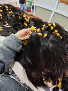 Extensiones de Cabello Vietnamita 100% de Lujo, Finas, Sin Químicos, Largas y Lisas, Rubio Claro, Cutícula Completa 2026 - Product Image 2