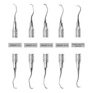 Steel Manual Dental Instruments Surgical Cleaning Teeth Tools Kit Leather <b>Case</b> CE Certified Class II 1 Year CE By Grip Surgical - Product Image 6