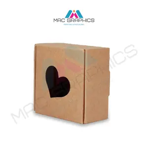 定制蜡烛蛋糕茶礼品罐带窗心巧克力包装盒心盒包装心形化妆品包装