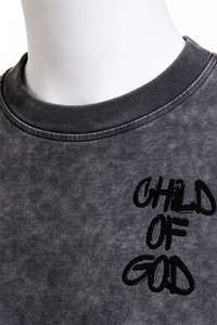 Camiseta Oversize con Efecto Ácido para Hombre, Estampada – 80/20 Algodón Poliéster, Estilo Urbano de Alto Gramaje, Corte Holgado, Camiseta con Logo Personalizado - Product Image 3