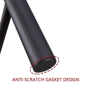 Letto matrimoniale con piattaforma in metallo NERO con testiera, non necessita di rete a molle - Product Image 5