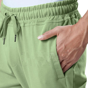 Extended Wide Ribbed Waistband Sweat <b>Pants</b> Men Classic Fit Thick <b>Padded</b> Cotton Blend Outdoor Warm Garment Top - Product Image 6