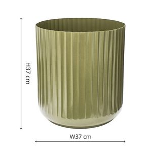 Macetero Decorativo de Metal con Soporte, Macetero Antiguo, Macetero de Hierro, Macetero Decorativo, Macetero de Interior, Macetero de Exterior - Product Image 3