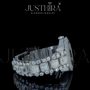 Reloj RLX de Último Diseño 2026, Totalmente Adornado con Diamantes Moissanite, Joyería Hiphop para Compromiso, Fiesta, Boda, Aniversario, Regalo - Product Image 3