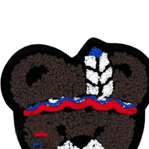 High Quality round shape Chenille Patches for Sports best style for Clothing and Hats high demanding sustainable Chenille Patch - Product Image 4