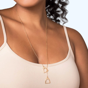 Geometric Pendant Necklace Solid Real 18k Gold Plated Alloy Minimalist <b>Snake</b> Chain Unisex Everyday Wear - Product Image 3