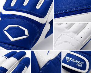 Wholesale Custom Logo Baseball Batting Gloves Men Leather Non-Slip Grip Right-Hand Adult Breathable Soft Professional Sports - Product Image 4