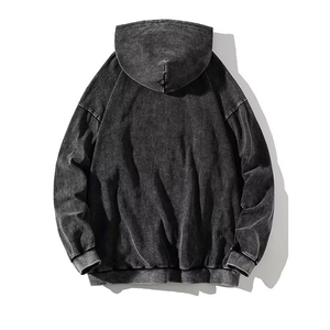 Sudadera con Capucha para Hombre, Corte Regular, Color Sólido, 100% Algodón Felpa, Estilo Casual de Invierno, Diseño con Bolsillo en la Manga, Secado Rápido - Product Image 5