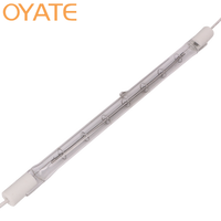 Lampe chauffante infrarouge à quartz 960 mm 230 V 1500 W pour machine de soufflage semi-automatique