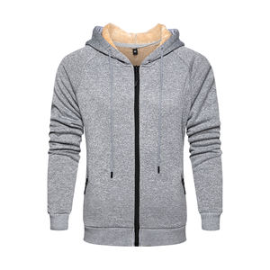 Sudadera con Capucha de Forro Polar para Hombre, Tallas Grandes, Invierno, Forro de Pelo Grueso, Estampado Serigrafiado, Bordado, Súper Cálida, Oversize, Marca Personalizada - Product Image 1