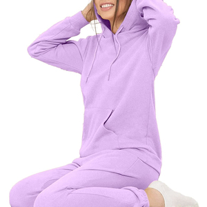 Survêtements pour femmes en coton respirant à séchage rapide, sur mesure, nouvelle arrivée, coupe classique, ensemble de survêtement à col rond pour femmes - Product Image 5