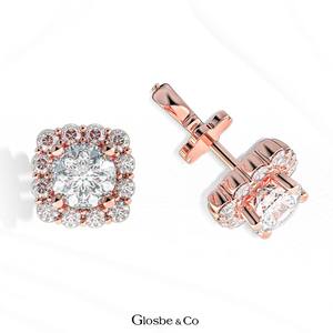 OEM/ODM Glosbe & Co BNMOI41 Pendientes de Aro Redondos de Plata de Ley con Moissanita de 1.0-1.5 Gramos, 5mm, Joyería para Mujer, Caja de Regalo - Product Image 3