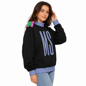 เสื้อสเวตเชิ้ตคอเต่า MS ผ้าฝ้าย 100% เป็นมิตรกับสิ่งแวดล้อม สตรีทแวร์ ปักลายตามสั่ง สำหรับฤดูหนาว - Product Image 2