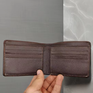 Portefeuilles pour hommes en cuir véritable de haute qualité, porte-cartes multi-emplacements, logo personnalisé, porte-cartes pour hommes, vente en gros OEM, doublure protégée RFID - Product Image 1