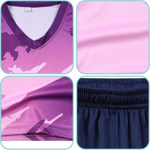 Conjunto de Camiseta de Fútbol para Niños, Manga Corta, Cuello en V, Estampado, Poliéster Absorbente, Uniforme con Pantalones Cortos y Calcetines, Logotipo y Número Personalizados - Product Image 4