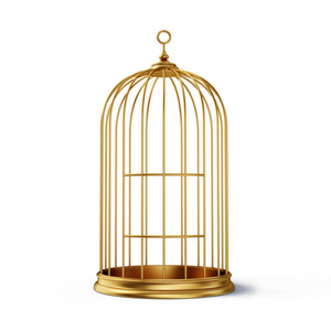 Gold Metal <b>Bird</b> <b>Cage</b> <b>Decorative</b> Vintage Hanging Birdcage Empty Display <b>Cage</b> for Wedding Home Garden Party Decoration - Product Image 1