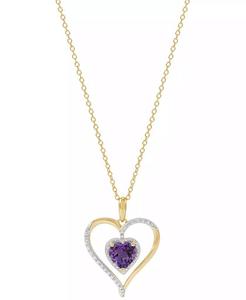 Collana con ciondolo 18 "in argento Sterling placcato in oro 14k | Macacy's - Product Image 1