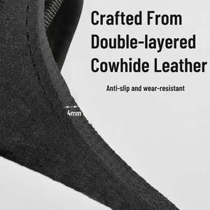 Sangles de poignet de musculation robustes de qualité supérieure et protections de paume sans doigts pour l'entraînement de force unisexe - Product Image 4